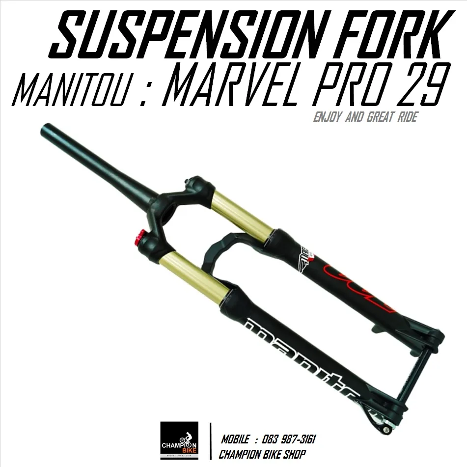 รูปสินค้า Manitou Marvel Pro 29" Taper QR15x100 Disc (โช๊คลม) (อะไหล่ Manitou)