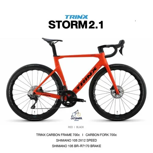 รูปสินค้า TRINX STORM 2.1 (Shimano 105 2x12) (รถจักรยาน TrinX)